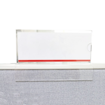 사무실 파티션 이름표 명패 명판 15x7cm 폭25mm 개별포장