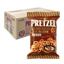 삼진 미니프레첼 볶음양념맛, 85g, 24개입