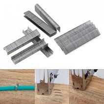 네일건 타정기 타카 1000pcs 스테인레스 스틸 전기 공압 네일 스트레이트 u 네일 전기 스트레이트 건 스테이플에 적합 공압 건 에어 건, 협력사, T