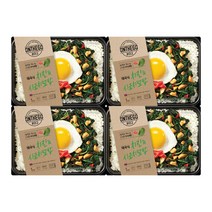 아워홈 온더고 냉동도시락 태국식 치킨시금치 덮밥 320g 4개, 없음