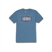 Volcom 남성용 웨이버스톤 반소매 티셔츠 로열 헤더 로열 헤더