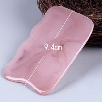 괄사 마사지 도구 스크래핑 스크래퍼 얼굴 목 피부 침술원리 마사지보드 얼굴 눈 케어 스파, 핑크 6