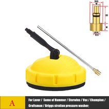 세차물대포 ROUE-고압 세척기 회전 표면 클리너 스프레이 카처/닐피스크/엘리텍/라보용 바닥 브러시, 01 A