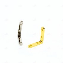 액세서리 경첩 1P 나무 상자 뚜껑 연결 선물 제작 부자재 공예 DIY 직각 90도, A_골드