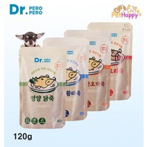 닥터페로페로 영양 애견 반려견 닭죽 황태죽 호박죽 오리죽 120g, 영양 황태죽 120g