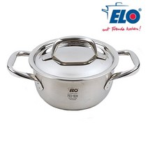 ELO스톡홀름통3중 인덕션스텐 양수14cm/라면/고급냄비, 14cm