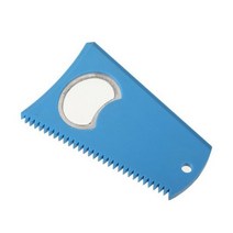 서핑보드핀 지느러미 Comb Surfboard Wax Plastic Alloy Board Self-Assembly Practical Professional Remover Tools, CHINA, Blue