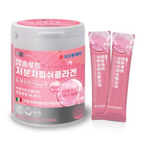 새콤달콤 포도맛 앱솔루트 저분자피쉬콜라겐 30포 비오틴 비타민 미네랄 히알루론산 함유 이너뷰티, 2개, 60g