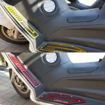 SYM 보이져125 GTS125 알루미늄발판 보이져튜닝, 실버