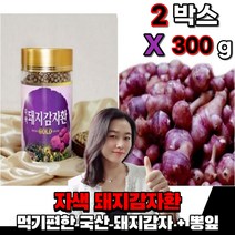 국산 먹는 자색돼지감자 자색 돼지감자 되지감자 뚱단지 환 뽕잎, 자색돼지감자 2박스(300g)