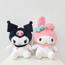 [ 4월20일부터 출고 ] 정품 마이멜로디 쿠로미 중형인형 (4월 29일부터 출고예정)