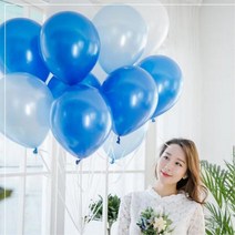 크리스마스 장식 헬륨풍선 제작 블루믹스 15p 저압