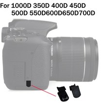 캐논 EOS 450D 500D 550D 600D 650D 700D 1000D 디지털 카메라 수리 부품에 대한 새로운 배터리 도어 고무, 한개옵션0