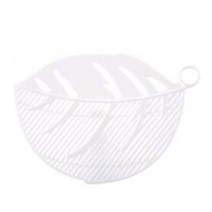 잎 모양의 쌀 세척 가제트 국수 스파게티 콩 소쿠리 및 스트레이너 주방 과일 야채 청소 도구 1 개, [03] WHITE