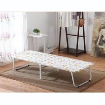 다소미얼 Jun.11 217번 1m 고정 접이식 침대 1인용 간이 1.2 경제형 숙소 2.0m 간편 점심용 침대철침대틀Z, 곰 돌 이 188 * 62 * 36