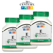 21세기센트리 비타민 E 450mg 1000IU 소프트젤 55정 X 3 토코페롤 토코페릴