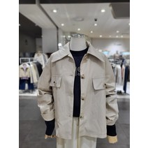 [올리브데올리브] 카라넥 루즈핏 인조가죽 재킷 yw3xj906(147725 )