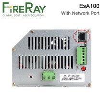 레이저 커팅기 라벨 프린터 조각기FireRay 100W HY-Es100A Es 시리즈 CO2 레이저 전원 공급 장치 조각 및, 01 EsA100_01 110V