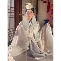 한복머리띠 연변 연길 한국 의상 공주 궁전 국가 사진 드레스 대창진 전통 한복 공연 여성