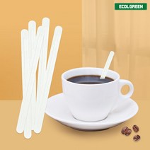 종이 커피스틱 No미세플라스틱 식물유래 PLA, PLA 천연펄프 커피스틱 500개입