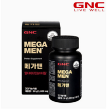 [GNC] 메가맨 멀티비타민 앤 미네랄 (90정) 45일분, 90정, 5개