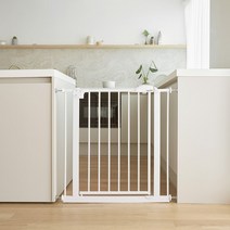 유아 3size 애견 안전문 이지슬라이드 고양이 강아지 안전도어, 본품 일반형(75~85cm):Ver2(아이보리)