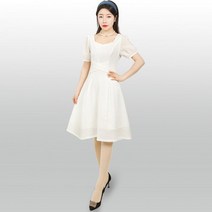 검정 스퀘어넥 여성 여름 슬림핏 반팔 상견례 원피스