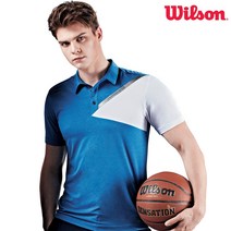 윌슨 반팔티 TRS_5231 AQ 카라티 테니스 배드민턴