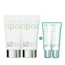 에스쁘아 워터 스플래쉬 선크림 프레쉬 60ml+60ml +20ml 2 추가, 워터 스플래쉬 선크림 프레쉬 듀