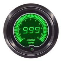 유면계 유량계 52mm 디지털 Lcd 7 색 라이트 자동 자동차 부스트 수온 오일 온도 게이지 압력 타코미터 볼, 01 Tachometer