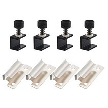3D 프린터 유리 침대 클립 클램프 8개 Ender 3 침대 클립 클램프 7mm Ender 3 Pro/Ender 3 V2/ Ender 5/Plus CR10/10S Pro C, Mix Size Clips 8pcs