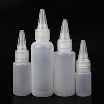 작은 스퀴즈 병 10 개 10ml 20ml 30ml 50ml 캡 플라스틱 접착제 액체 잉크 오일 스포이드 안료 용기, [01] 10ml, [01] 10ml