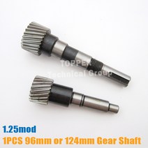 기어랙1.25mod 모듈러스 cnc 샤프트 기어 피니언 헬리컬 톱니 96mm 124mm 길이 조각 기계 고정밀 부품, 03 1.25mod-96R