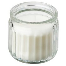 이케아 아들라드 스칸디나비아 숲속향 유리컵향초 3P, 3개