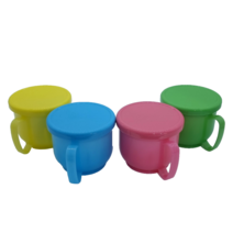 틀니 세정용기 사과형_틀니 세척 보관 케이스 통 보관함 교정기통 세정컵, 핑크