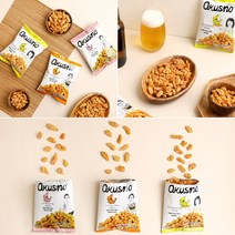 오쿠스노 새우머리 튀김 과자 오리지날, 24g, 5개