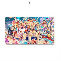 SKANDSALO 뱅 드림 BanG Dream 마우스 패드 장패드 22종, .개, E + 70x30x0.3CM