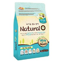 성장기 반려견 오가닉 유기농 강아지 사료 네츄럴오 연어 2kg, 1개(행사미적용), 단일옵션