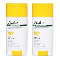 닥터아토 저자극 실키 선스틱 자외선차단제 선케어 15g x 2