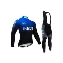져지 라이딩복 사이클복 스프링 바이사이클옷 상하세트(Set)LBJH, INEOS 가을겨울 기모긴팔 자전거의류 져지빕숏세트VE
