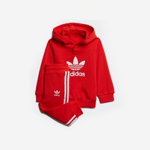 아디다스 후디 세트 - RED WHITEH25219