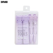 매직 롤 믹스 세트 12개입 에어 앞머리 볼륨매직 세트, 보라색[모발털이게으른클립], 하나