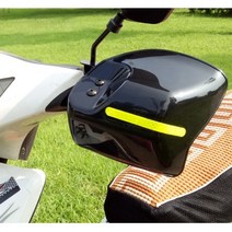 pcx윈드스크린 롱스크린 motocross 오토바이 핸들 바 보호 핸드 가드 핸들 바 핸드 가드 for honda cbr 250 hornet cb600f pcx 2019 x11, 검은 색