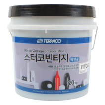 테라코 스터코 빈티지 노출 콘크리트 벽면용 20kg, W200(딥그레이)