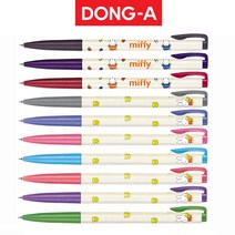 동아 다양한 색상 미피유성볼펜 0.5mm 낱자루, 레드