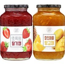 초록원 딸기잼 1kg + 파인애플망고잼 1kg/과일잼