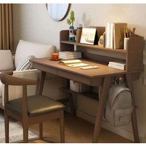 스터디카페책상 자습실 예비실 교육용 학원용 책상, 모든 원목 통나무 색상 120CM