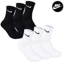 나이키 에브리데이 쿠션 앵클 발목양말 3팩 세트 2종 택일, 01_SX7664-010/L_260-280