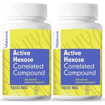 비타블라섬 표고버섯균사체 AHCC 1500mg 90캡슐 2팩