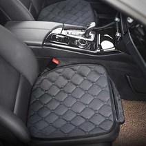 쮸샵 신형체어맨 극세사시트커버 임팔라 겨울방석 bmw1시리즈 겨울시트 차량용 아반떼MD시트커버 차시트 카시트 자동차시트 락킵 포르쉐카이맨, 02. 락킵 겨울방석 2P 세트 블랙